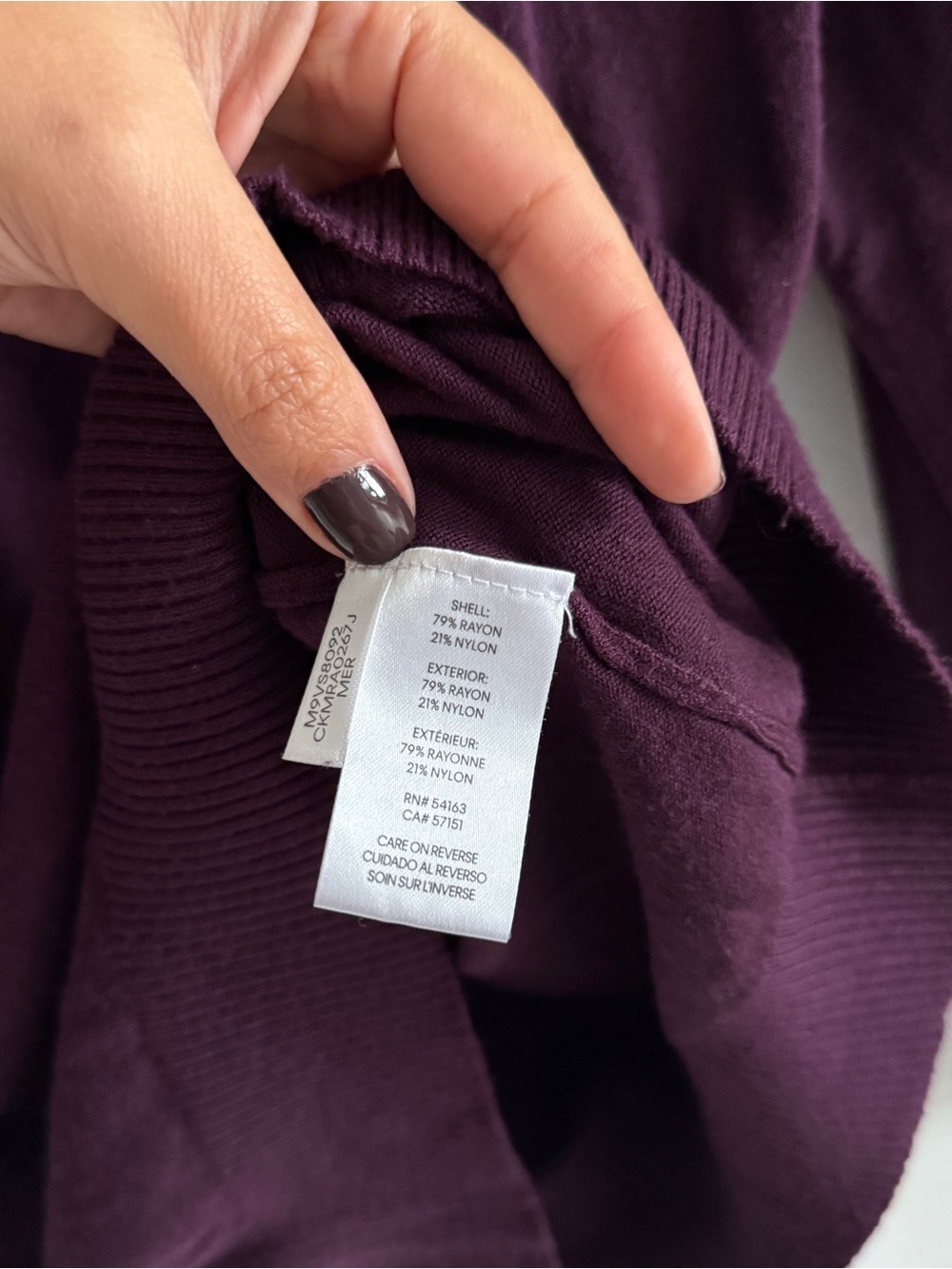 CK Plum Turtle Neck - Picture 7 of 9
